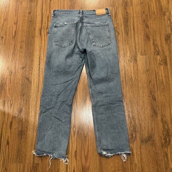 Citizens of Humanity Jeans Womens 28 Daphne Crop Blue High Rise COH Distressed - Picture 12 of 13